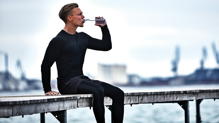 Man with Beverage