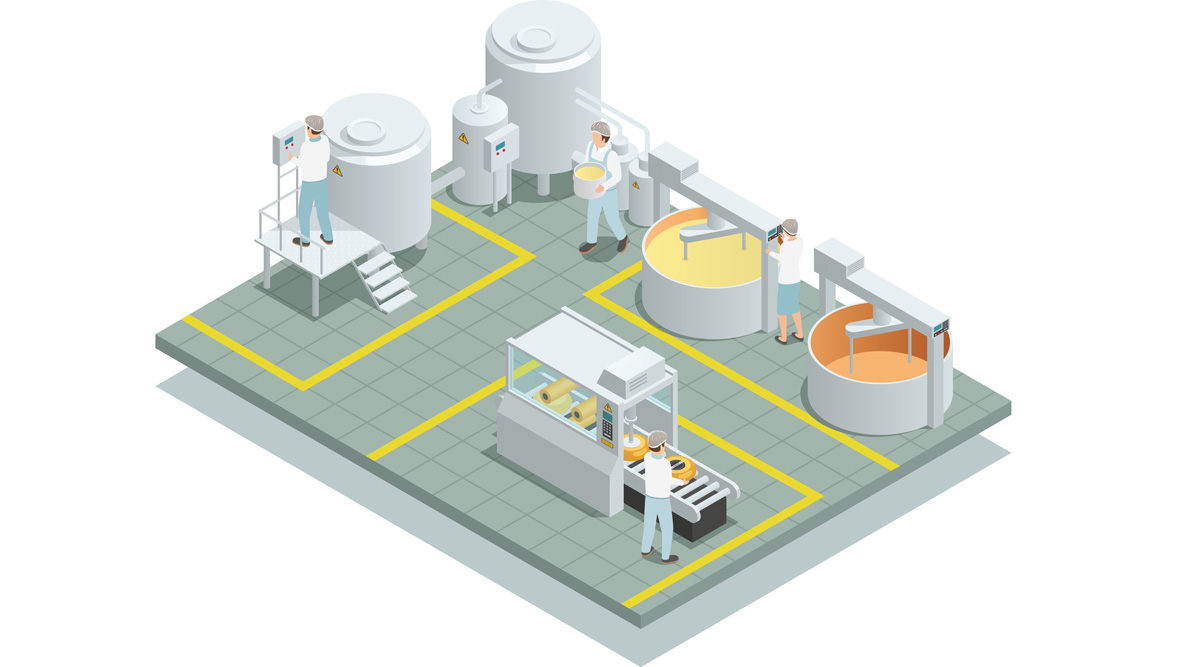 Processing Plant Illustration