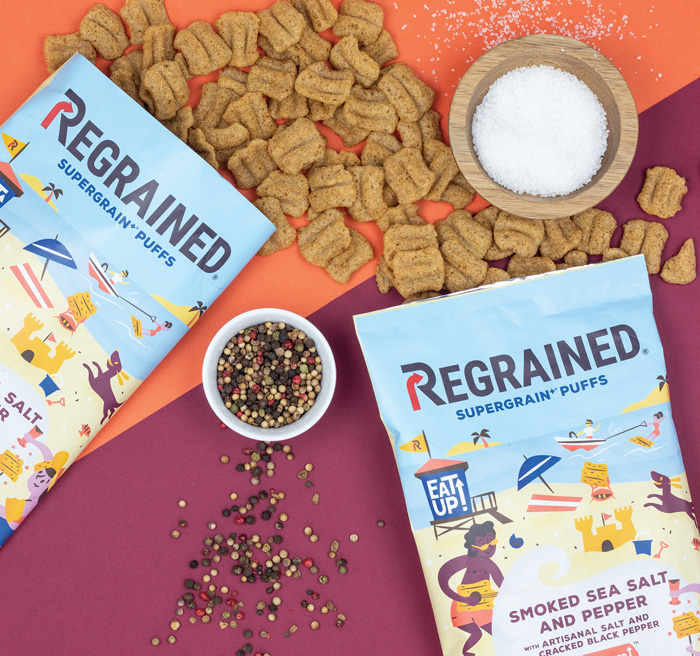 Regrained packs