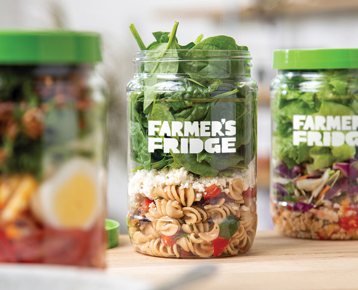 Farmers Fridge jars