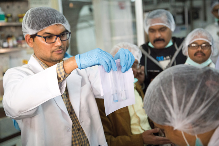 qualitative testing of vitamin A