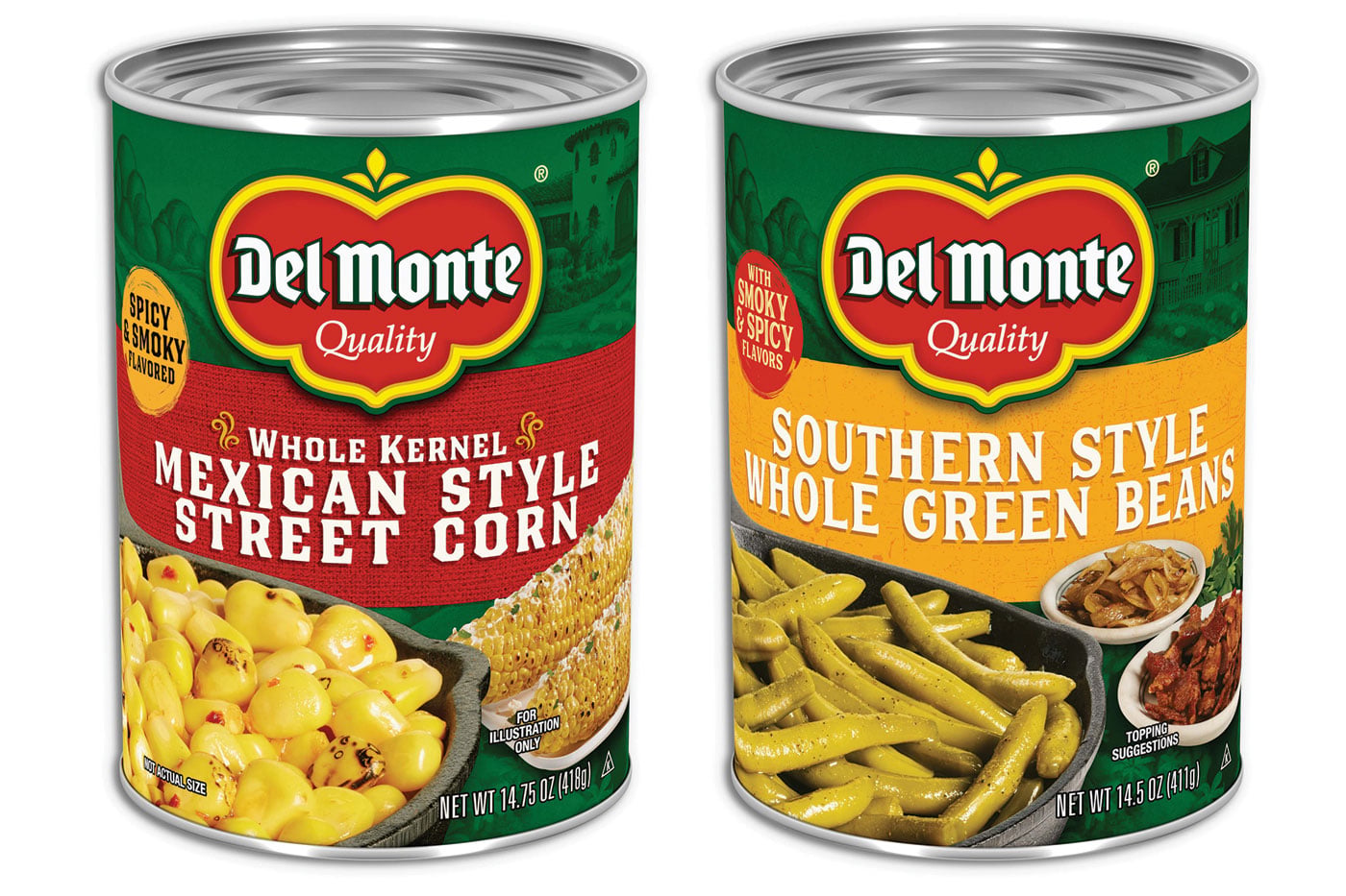 Del Monte two recent additions to its canned vegetable lineup.