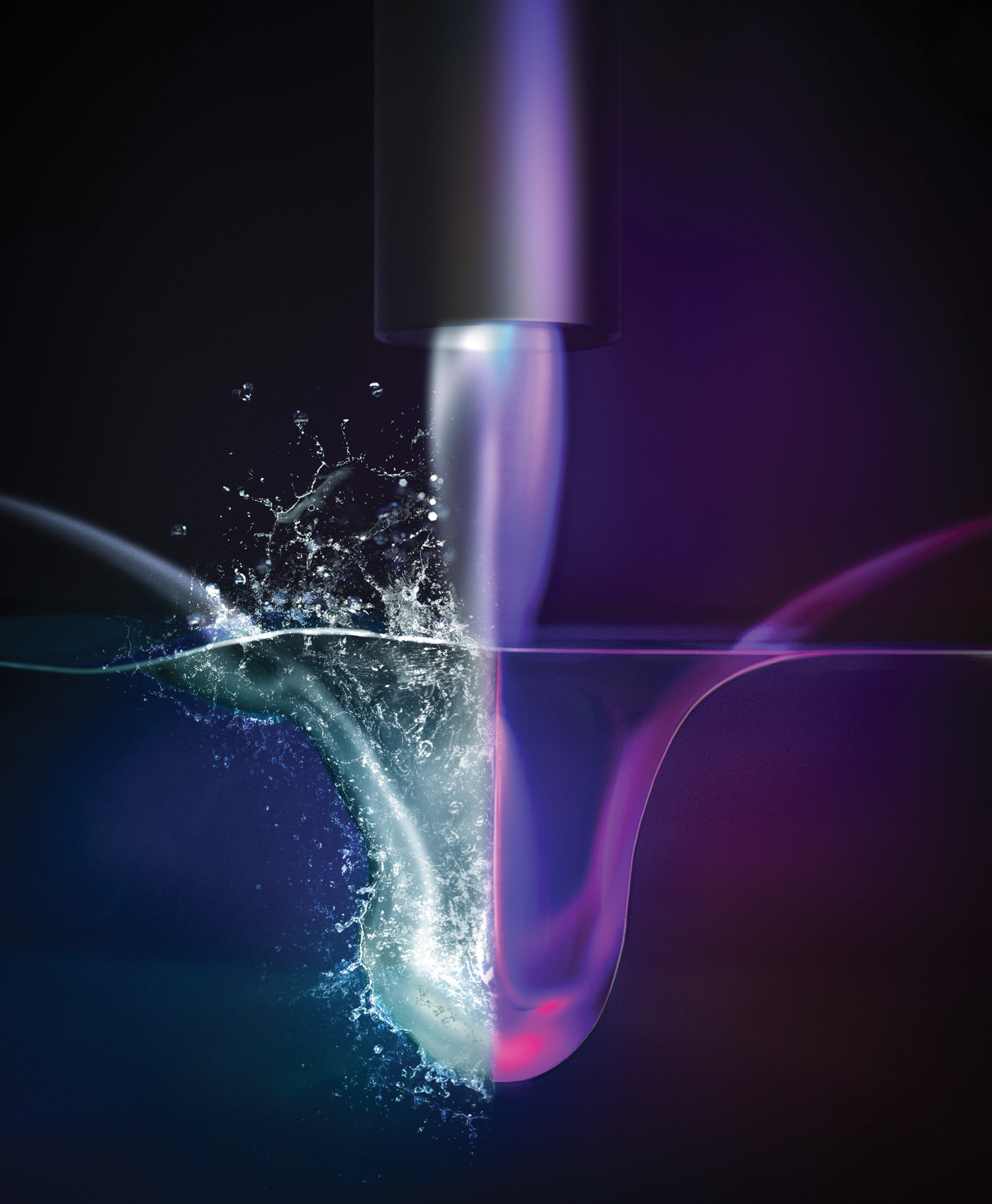 Stabilization of liquid instabilities with ionized gas jets