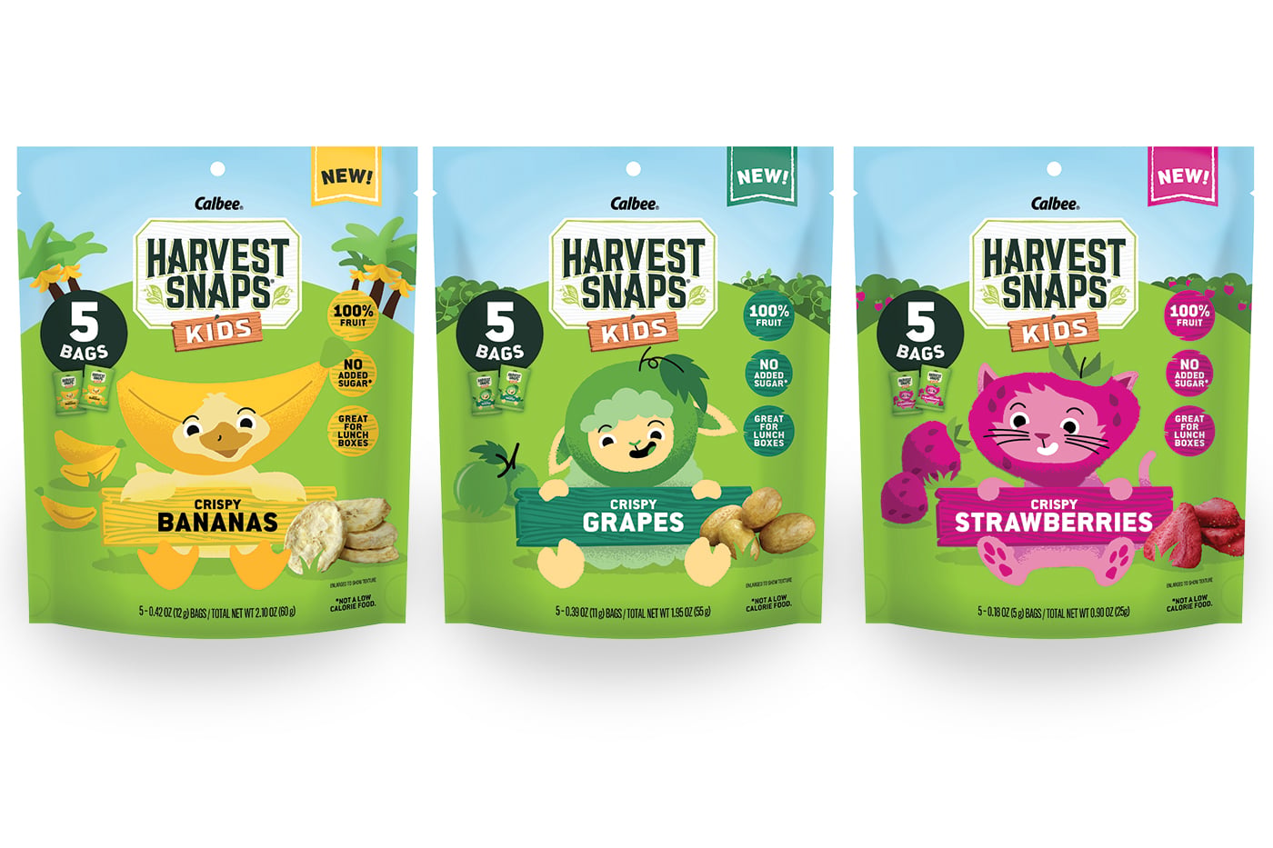 Calbee America's Harvest Snaps Kids Crispy Fruit Snacks
